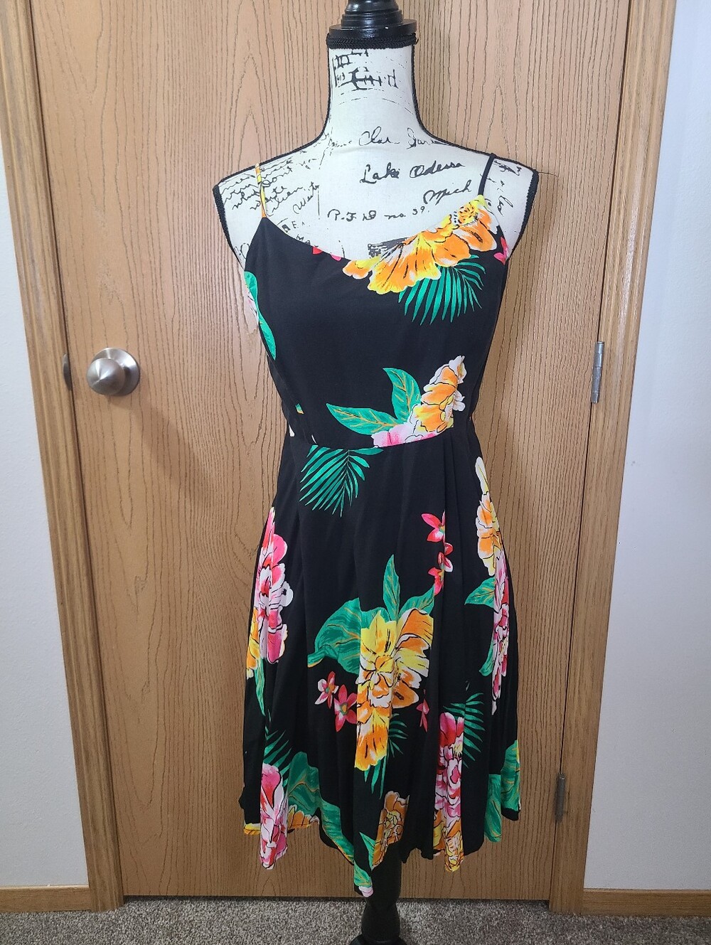 Old Navy Tropical Vacation Floral Print Cami Summer Dress